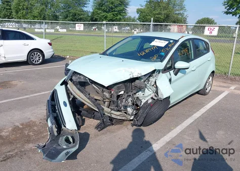 2018 Ford Fiesta Se from USA, damaged, VIN 3FADP4EJ1JM127916